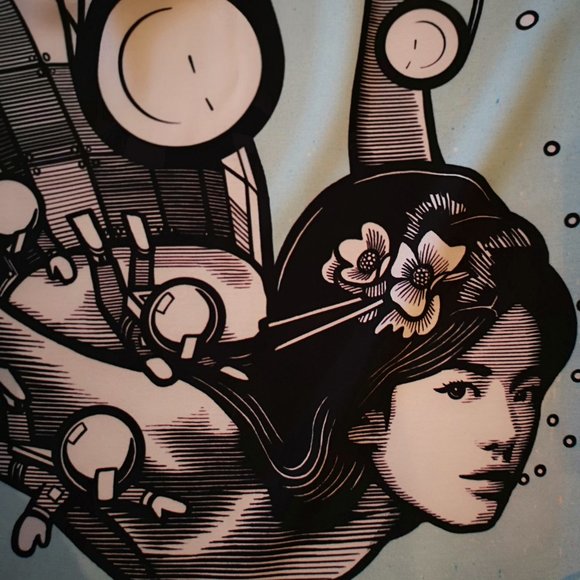 Summer dress w/ mermaid - the london police artist - Picture 2 of 11